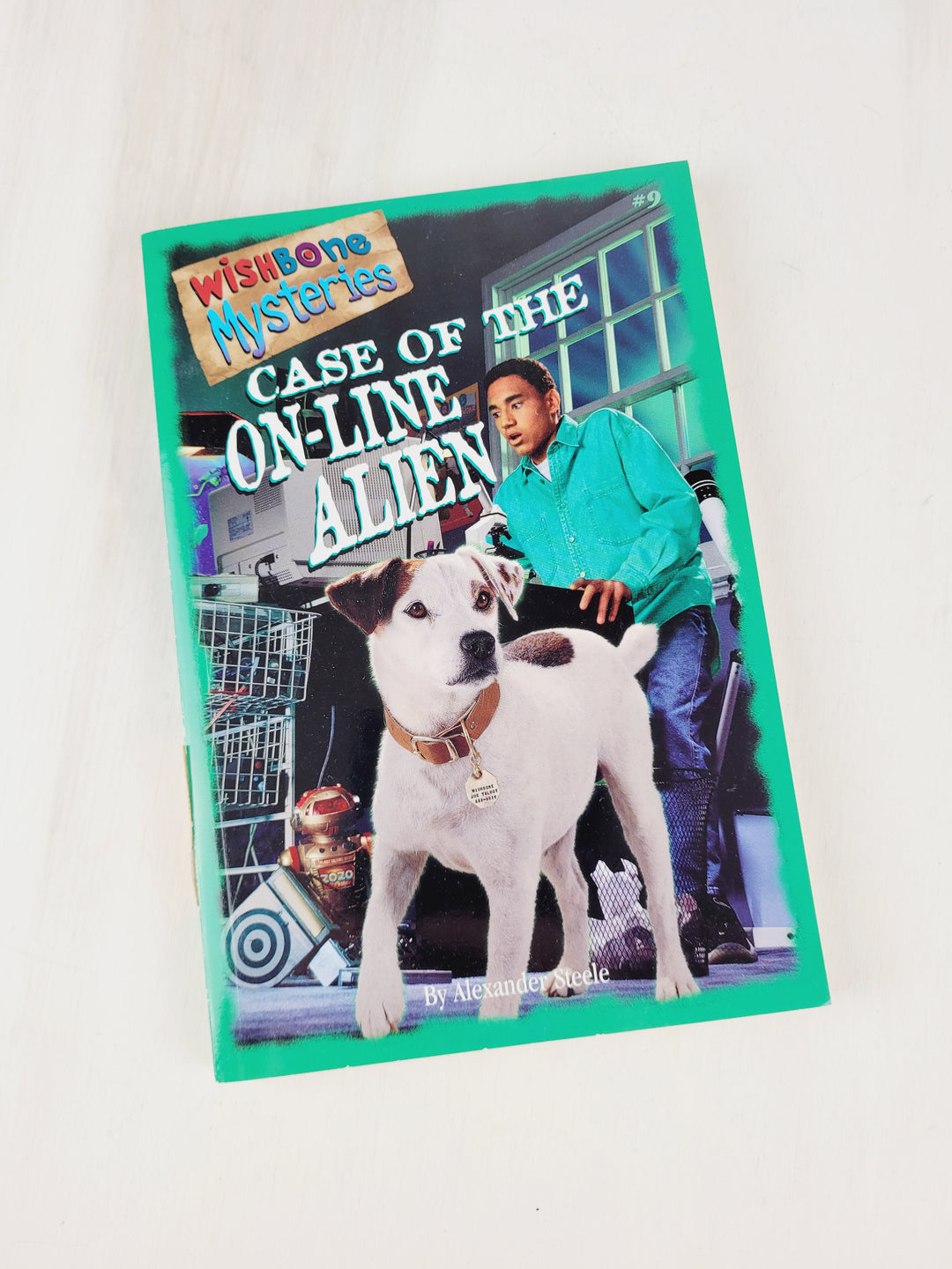 WISHBONE MYSTERIES #9 CASE OF THE ON-LINE ALIEN CHAPTER BOOK EUC