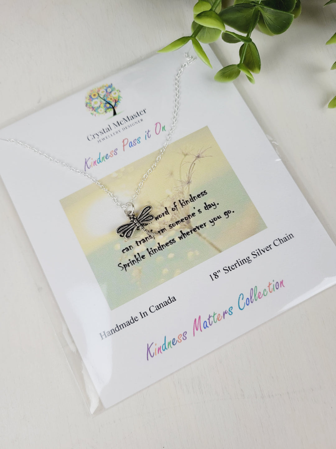 Crystal McMaster Jewellery, Sterling Silver Necklaces- Kindness Matters & Chasing Rainbows Collections