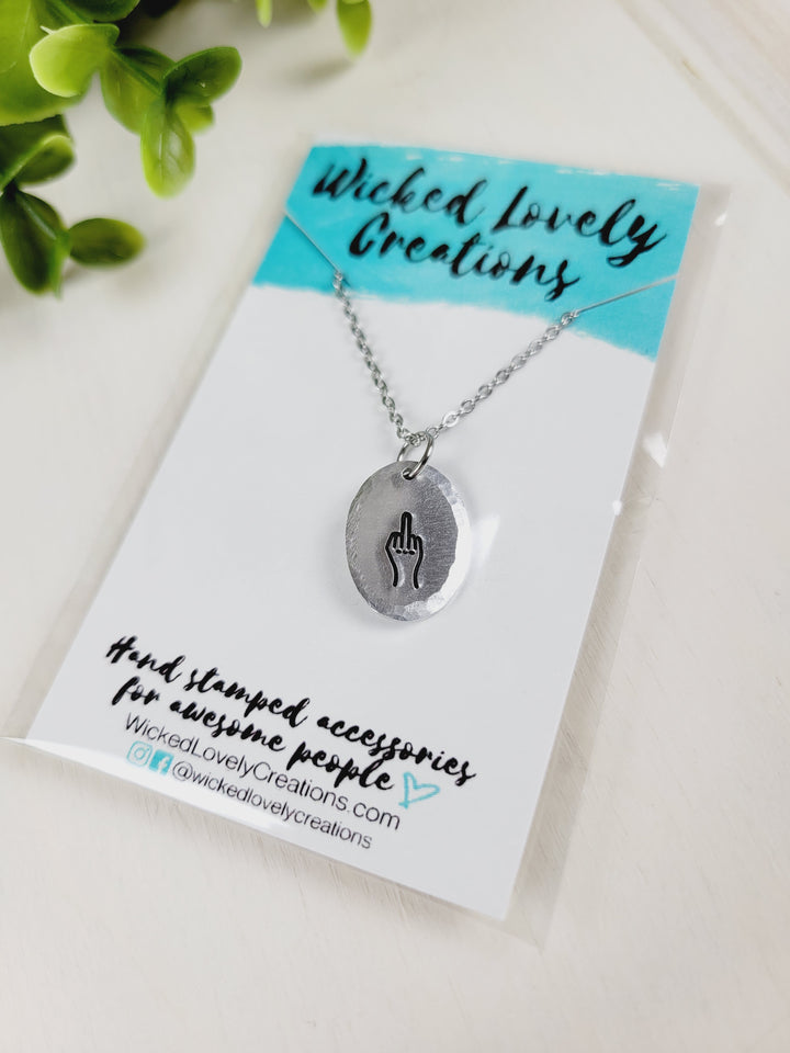 Wicked Lovely Creations, Hand Stamped Necklaces