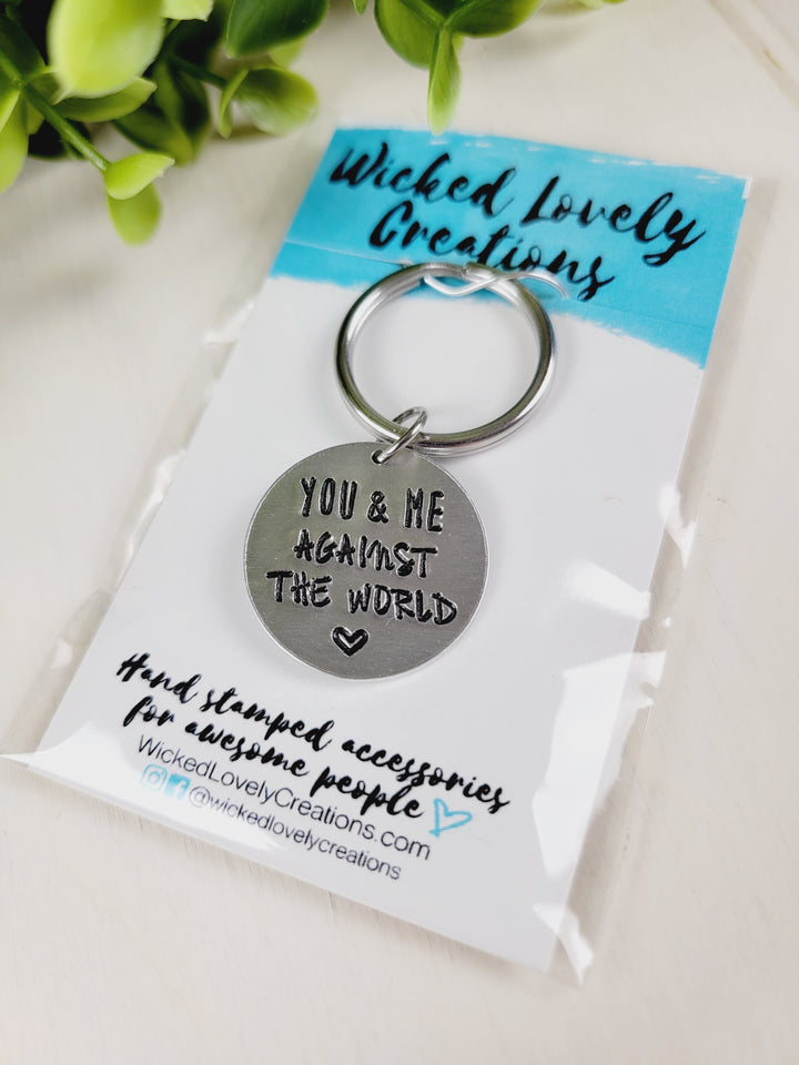 Wicked Lovely Creations, Hand Stamped Keychains