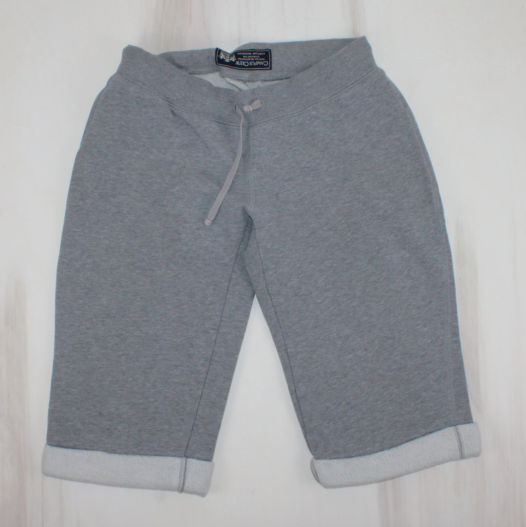 CAMPUS CREW SWEAT SHORTS GREY XS PRE-LOVED
