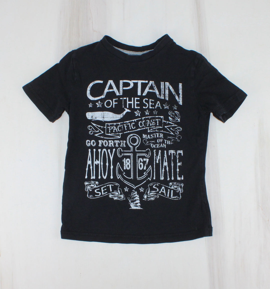 GEORGE CAPTAIN OF THE SEA TEE 4-5Y PRE-LOVED