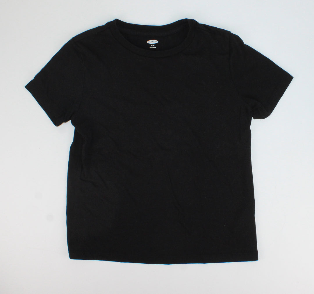 OLD NAVY BLACK TSHIRT 8Y PRE-LOVED