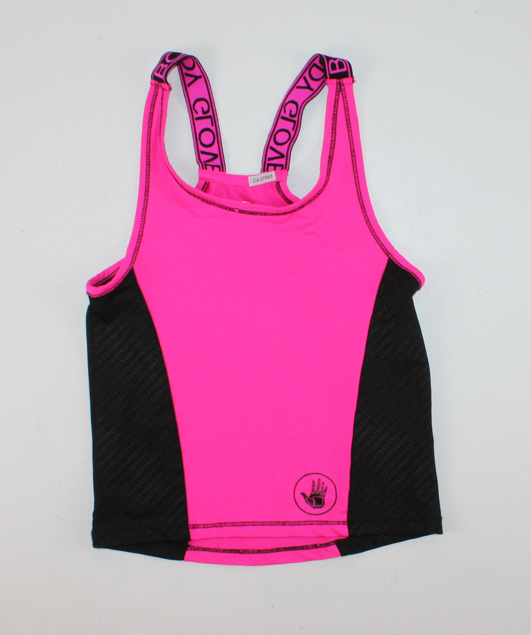 BODY GLOVE PINK & BLACK TOP 8Y PRE-LOVED