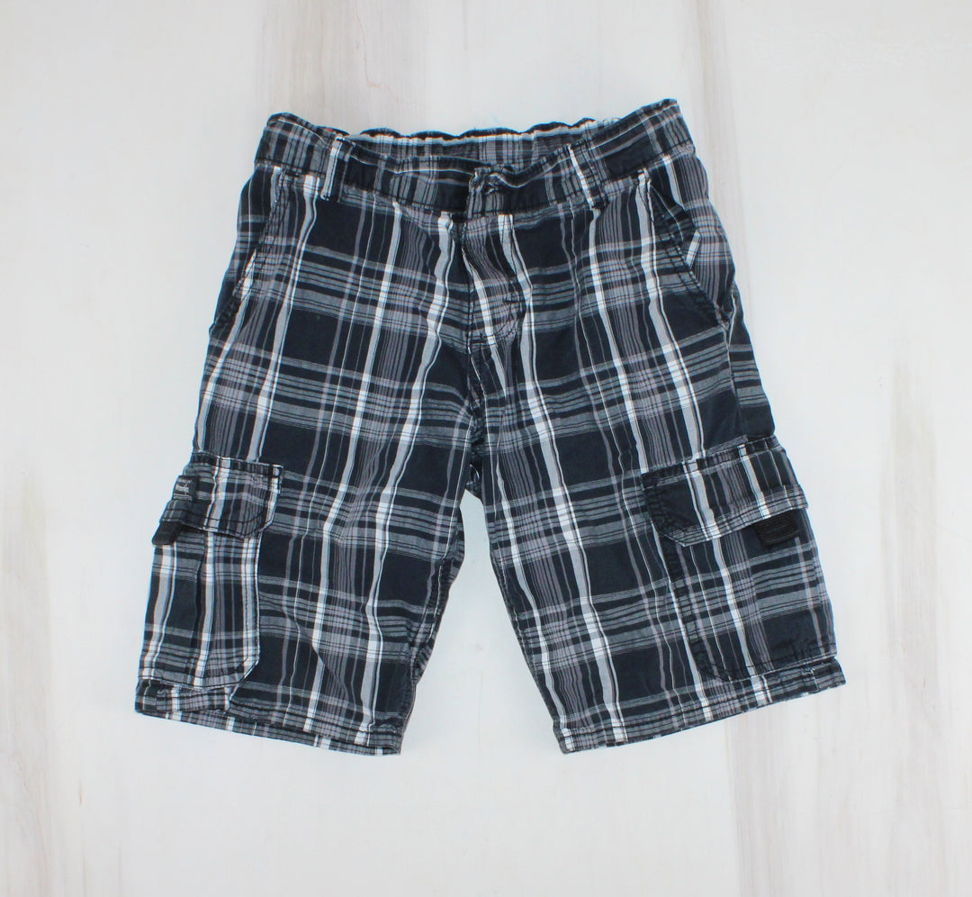 WRANGLER PLAID SHORTS 8Y PRE-LOVED
