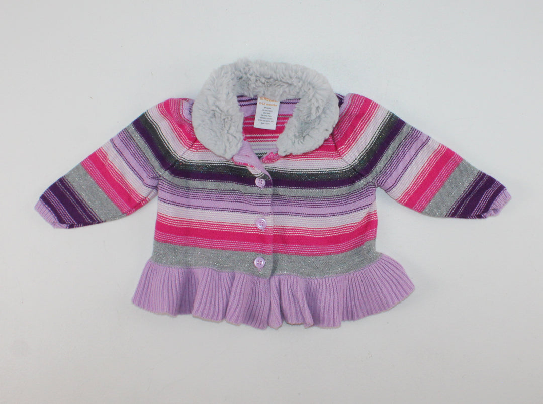 GYMBOREE STRIPED SWEATER 6-12M PRE-LOVED