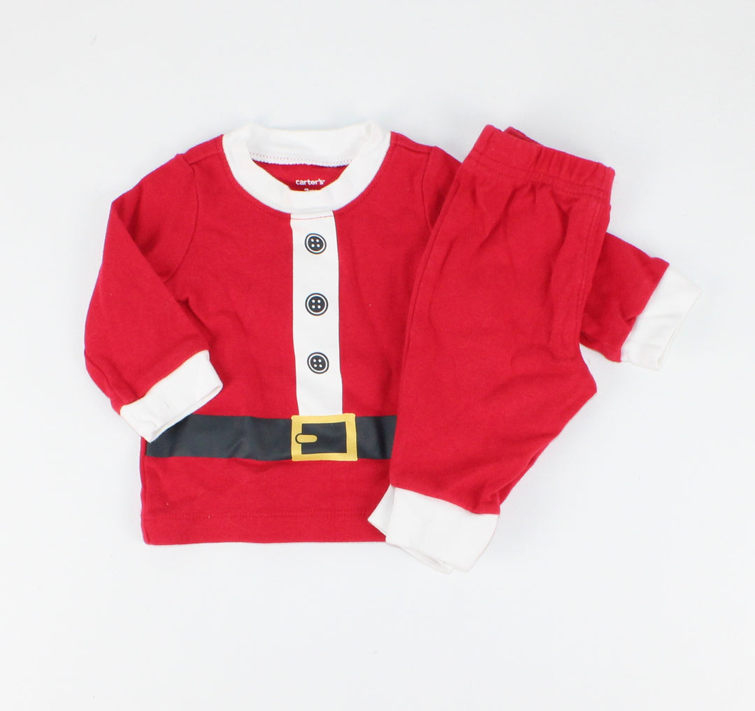 CARTERS SANTA PYJAMAS 3M PRE-LOVED