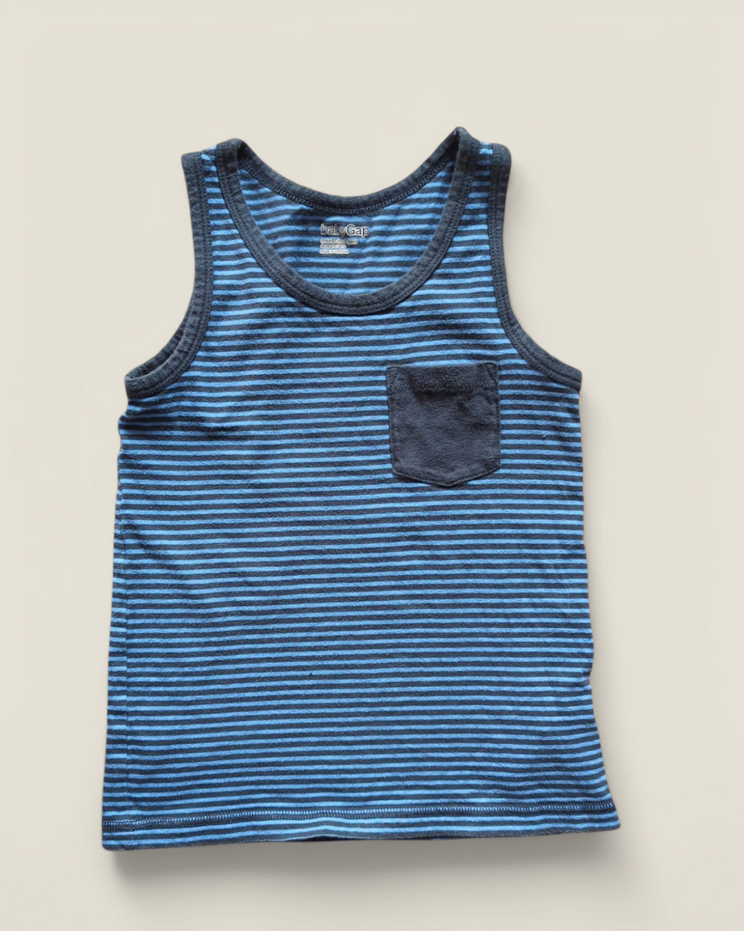 GAP STRIPED TANK 4Y PRE-LOVED
