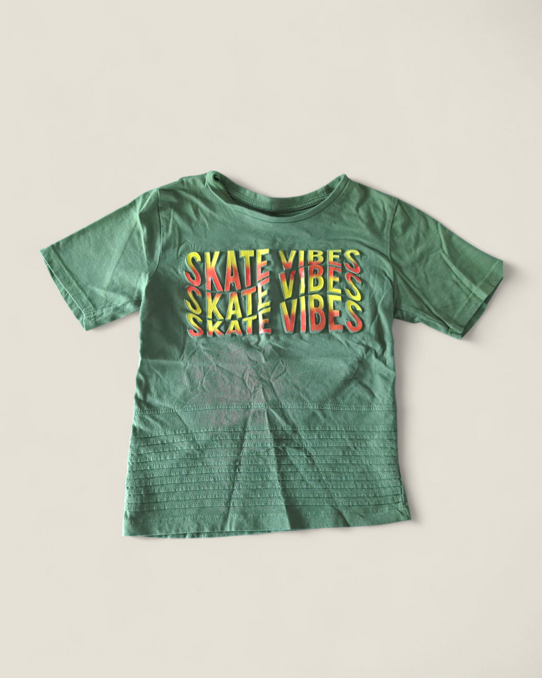 SURVIVAL GEAR GREEN SHIRT 7/8Y PRE-LOVED