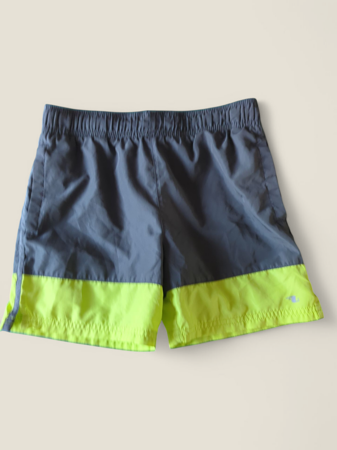 ATHLETIC WORKS GREY & LIME SHORTS 6X PRE-LOVED