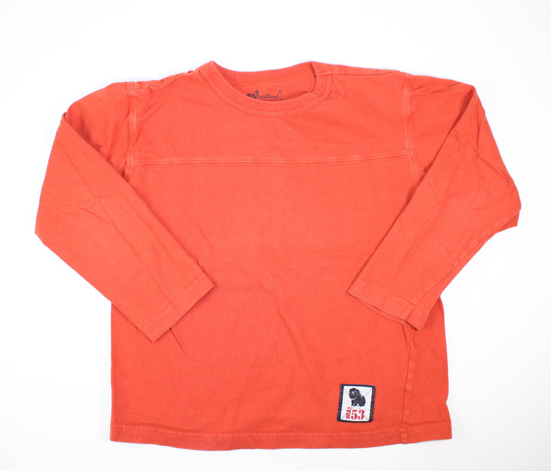WOODLAND ORANGE LS TOP 8Y PRE-LOVED