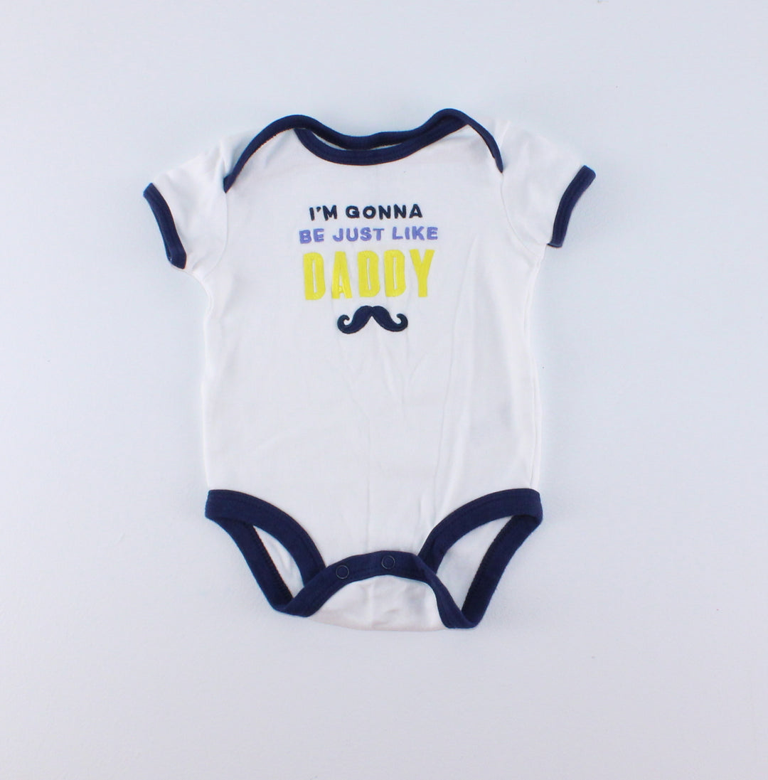 CARTERS JUST LIKE MY DADDY ONESIE 3M PRE-LOVED