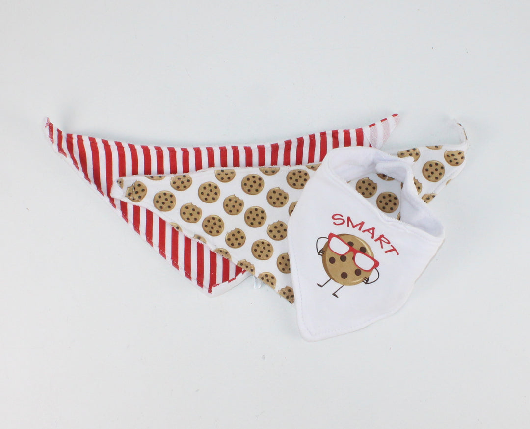 3 PACK COOKIE THEMED BIBS PRE-LOVED