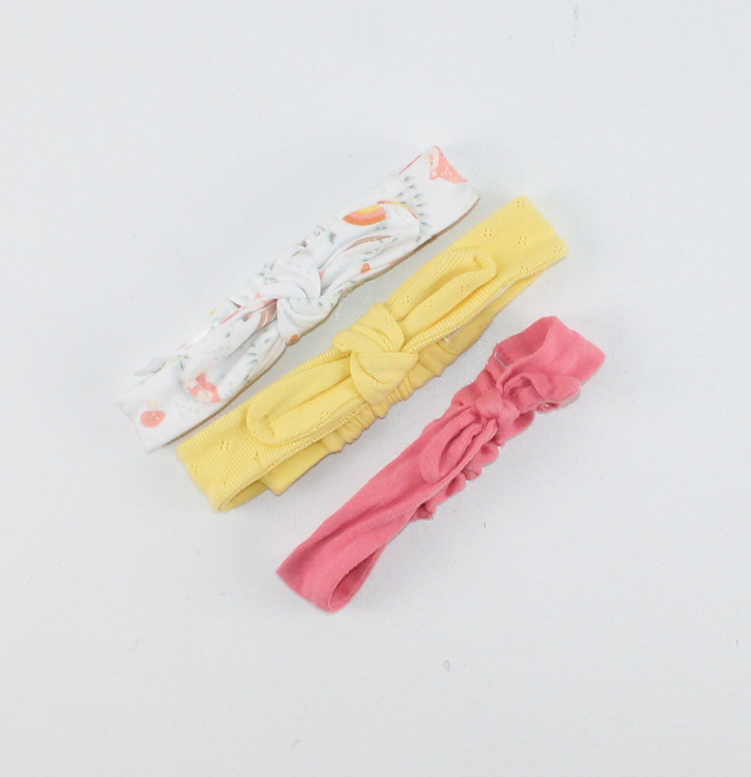 3 SET OF HEADBANDS 0-9M PRE-LOVED