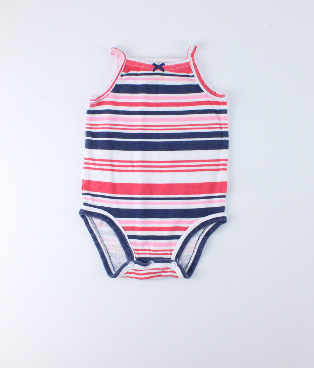 CARTERS STRIPED ONESIE 6M PRE-LOVED