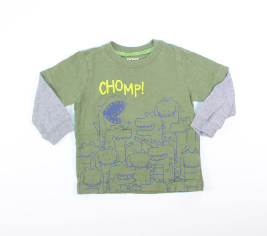 CARTERS DINO LS TOP 12M PRE-LOVED