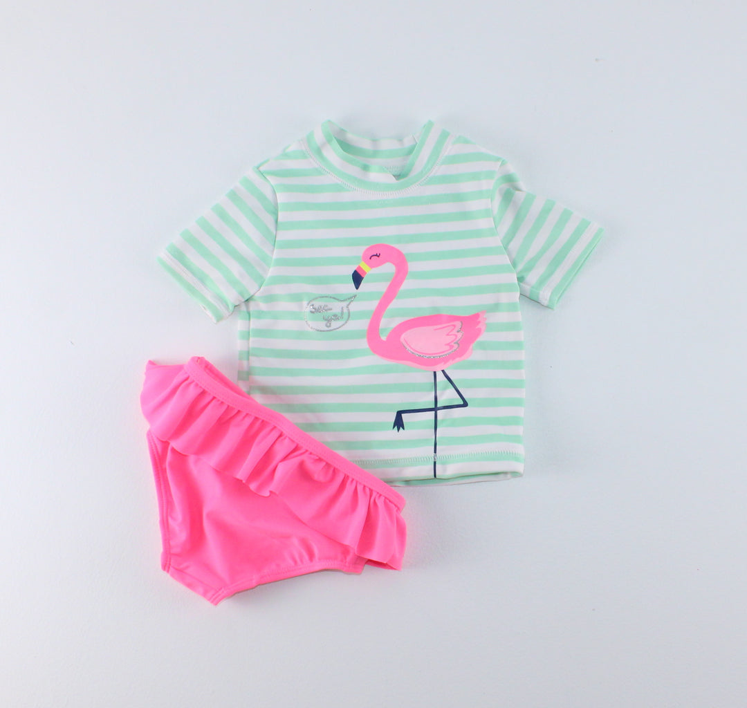 CARTERS FLAMINGO SWIMWEAR 6M PRE-LOVED