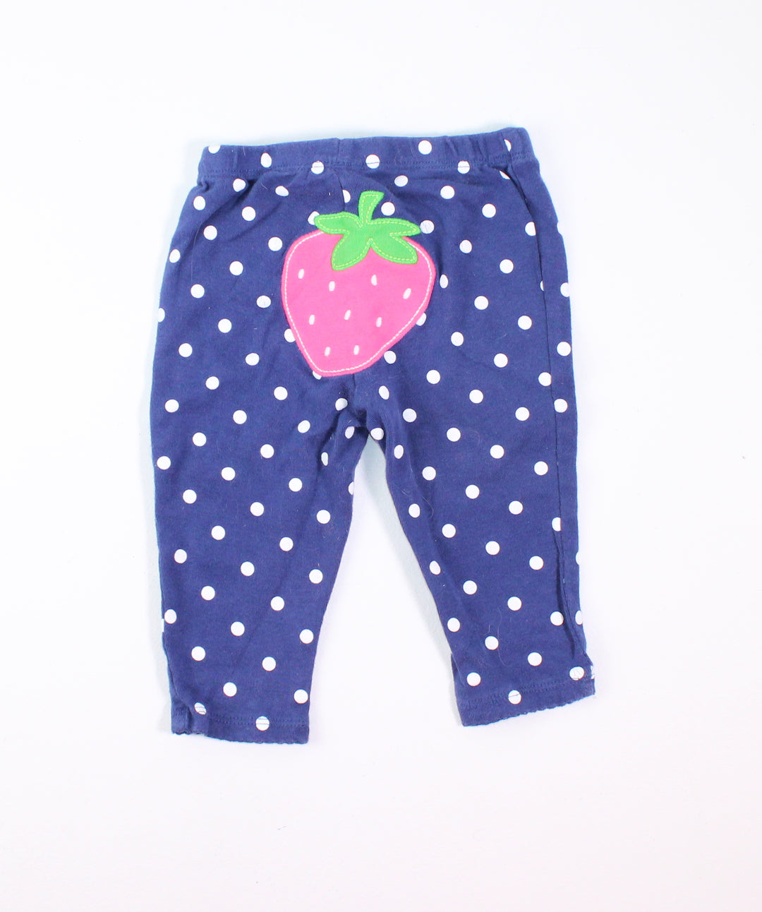 CARTERS STRAWBERRY LEGGINGS 9M PRE-LOVED