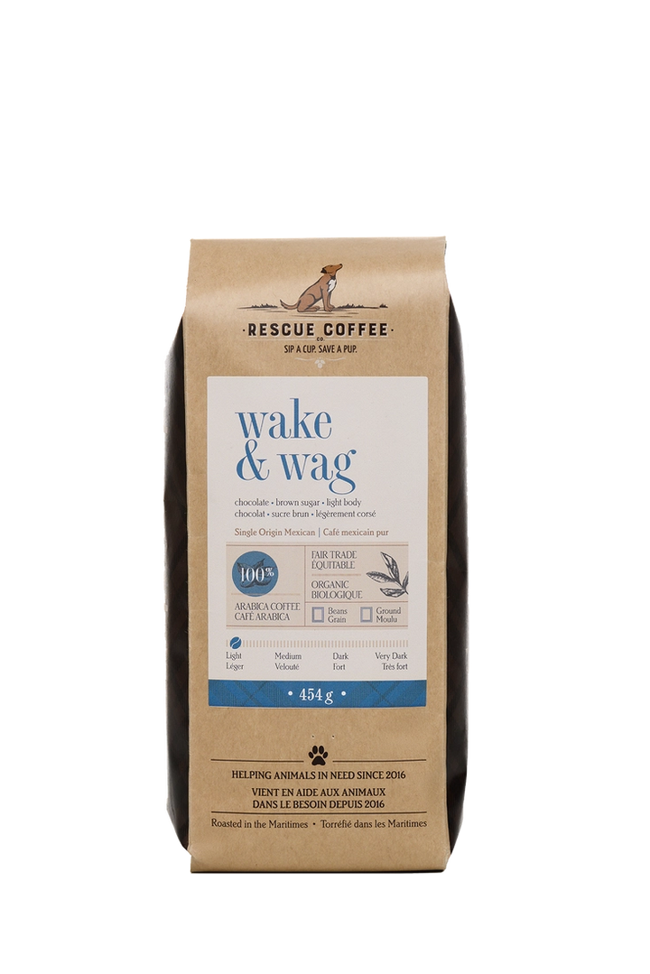 Rescue Coffee Co. Wake & Wag (Light Roast) Ground Coffee