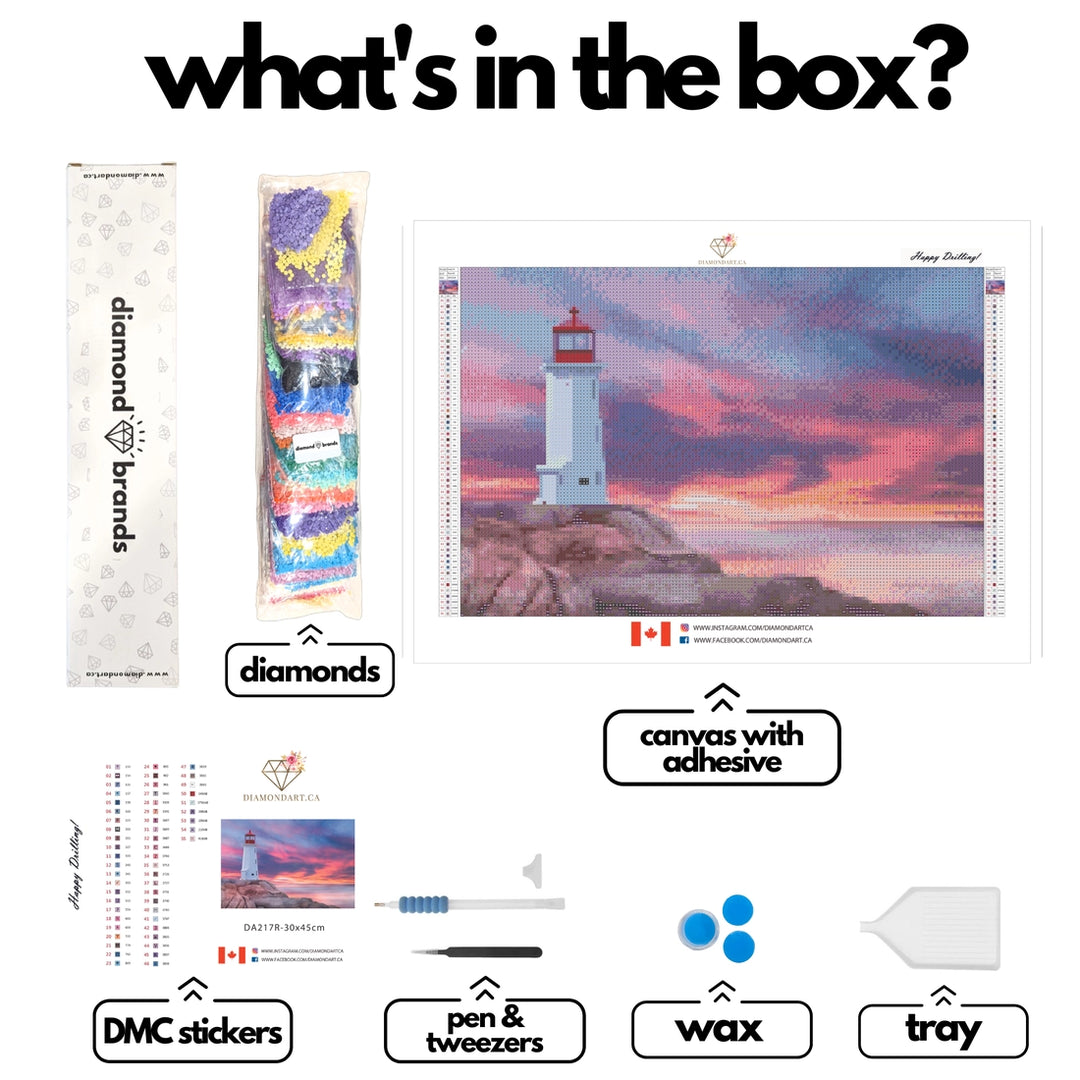 Diamond Brands, Diamond Art Kits - Peggy's Cove