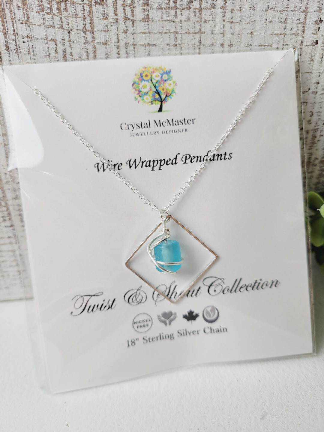 Crystal McMaster Jewellery, Sterling Silver Necklaces- Twist & Shout Collection