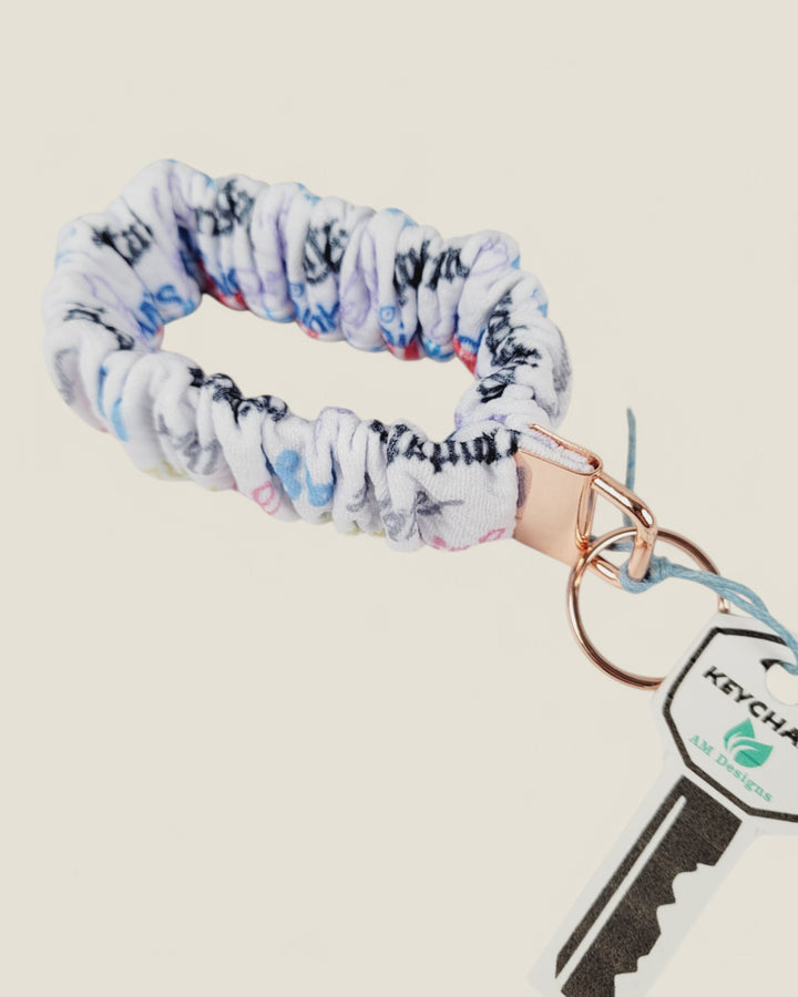 AM Designs, Keychain Scrunchie Fob