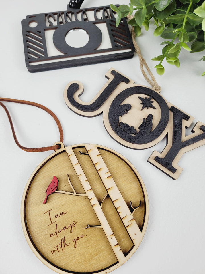 Rough Cut Dezigns, Wooden Holiday Ornaments