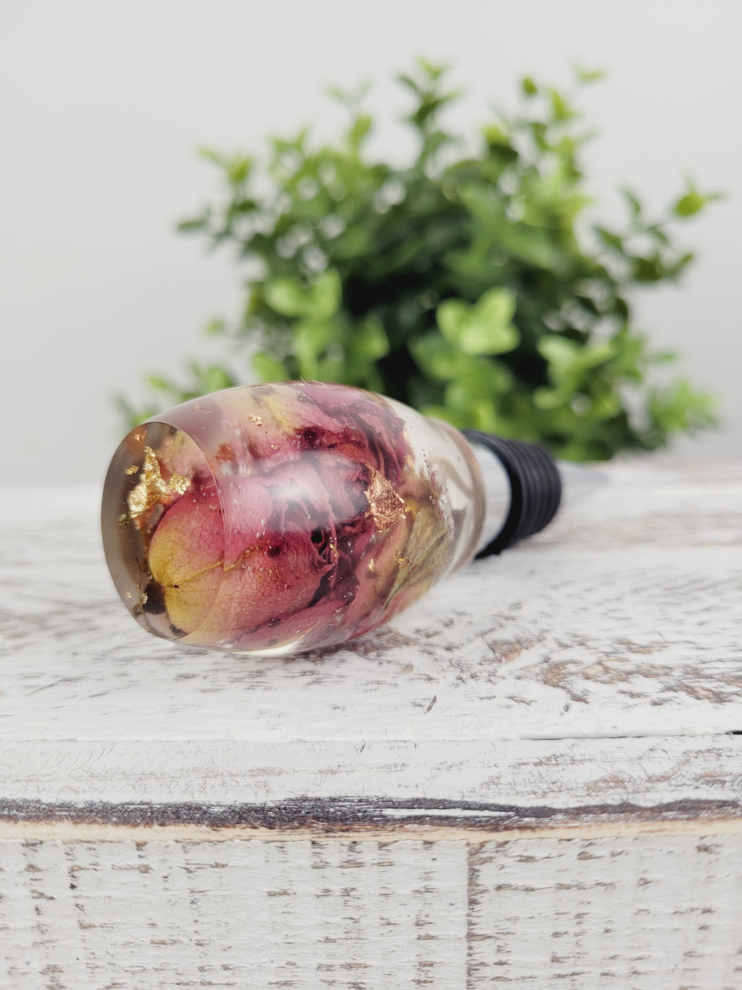 Little Pretty Designs, Floral Resin Bottle Stoppers