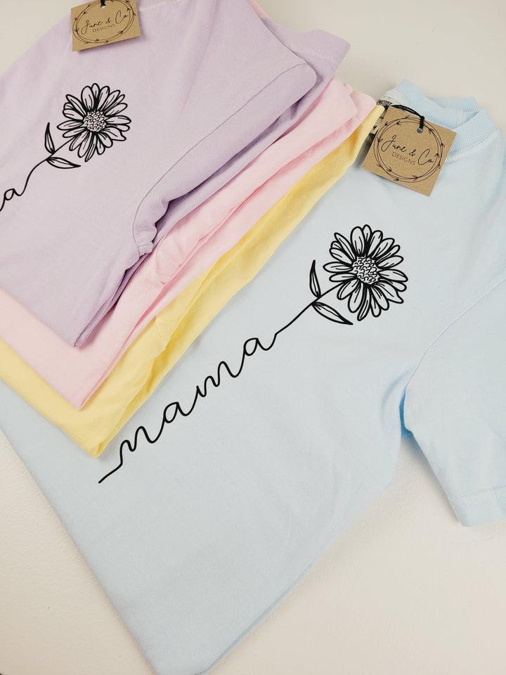 June & Co Designs, Mothers Day Floral T-Shirt Collection
