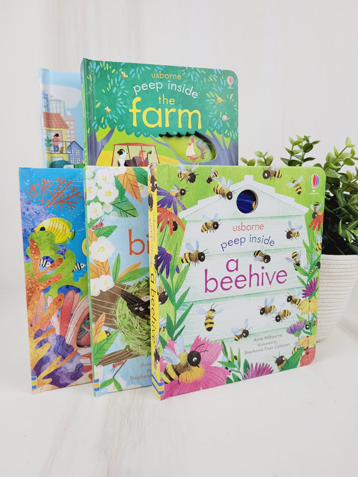 Books With Bree, Usborne Peep Inside Books