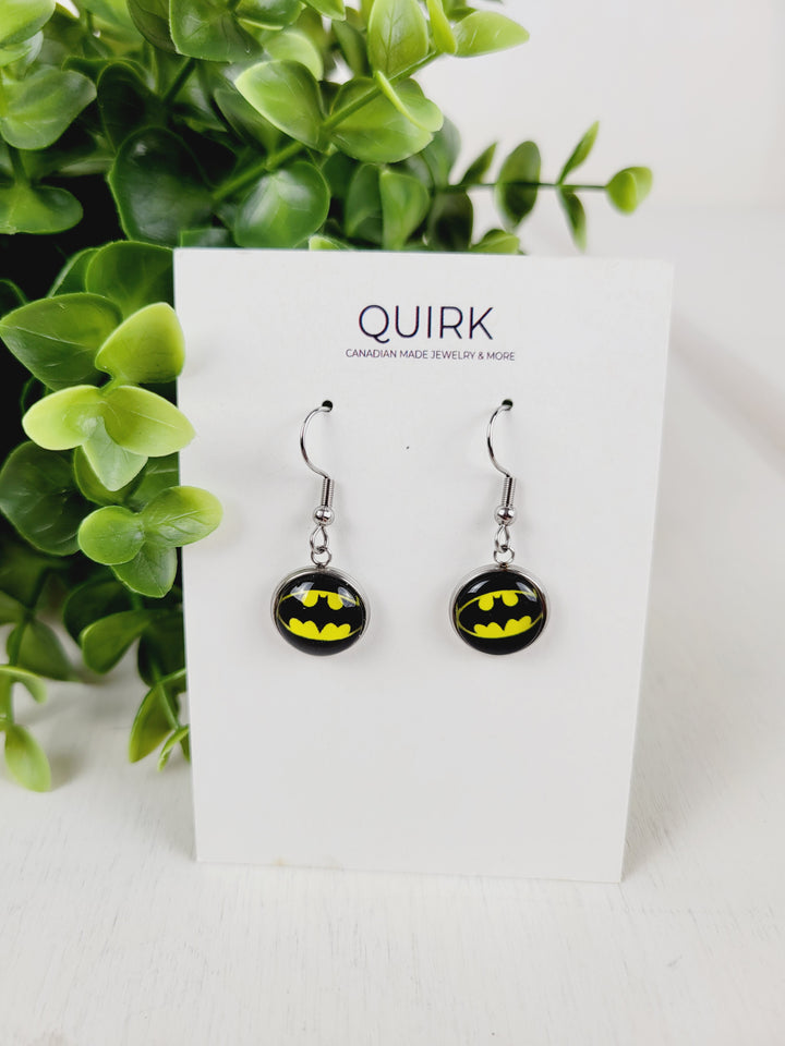 Quirk Handmade Jewelry, Cabochon Dangle Earrings