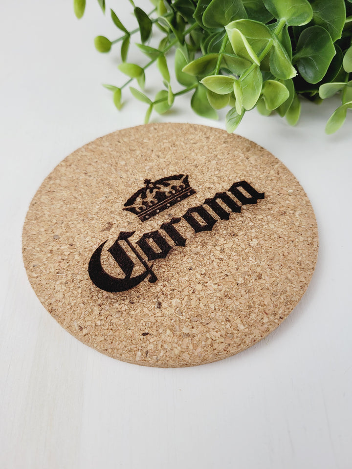 Rough Cut Dezigns, Thick Cork Coasters