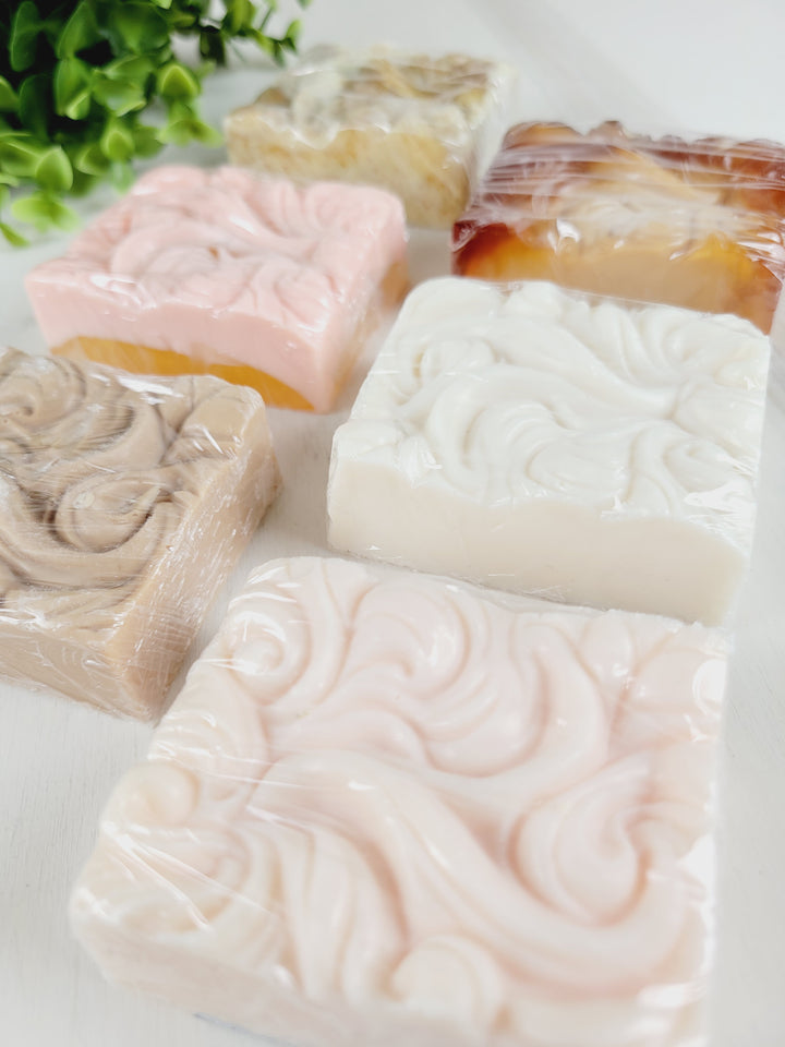 Peachy Clean Bath & Body, Three Butter Wave Soap Bars