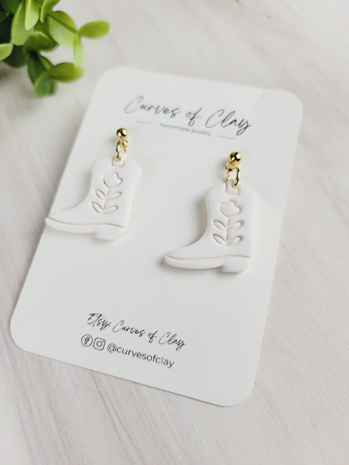 Curves of Clay, Everyday Dangle Earrings