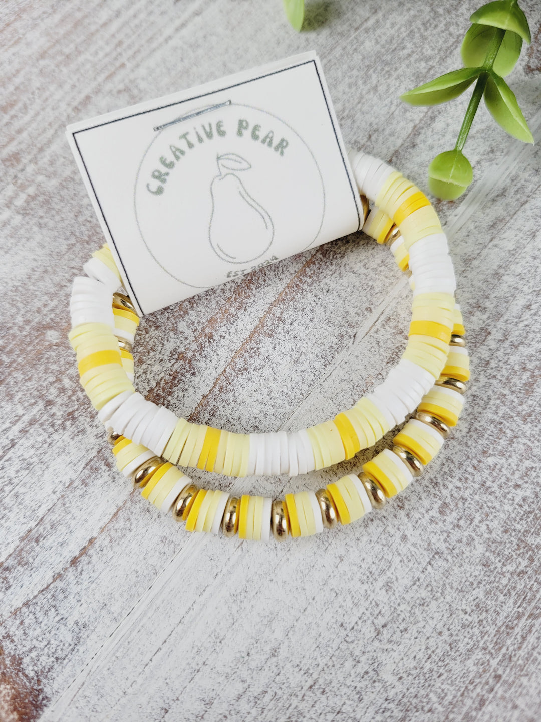 Creative Pear, Clay Bead Bracelets & Sets