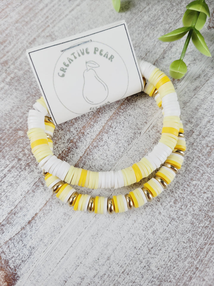 Creative Pear, Clay Bead Bracelets & Sets