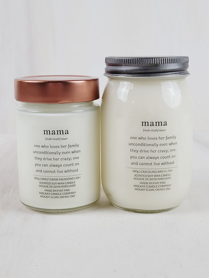 Mackay Candle Company, Definition Candles - Mama