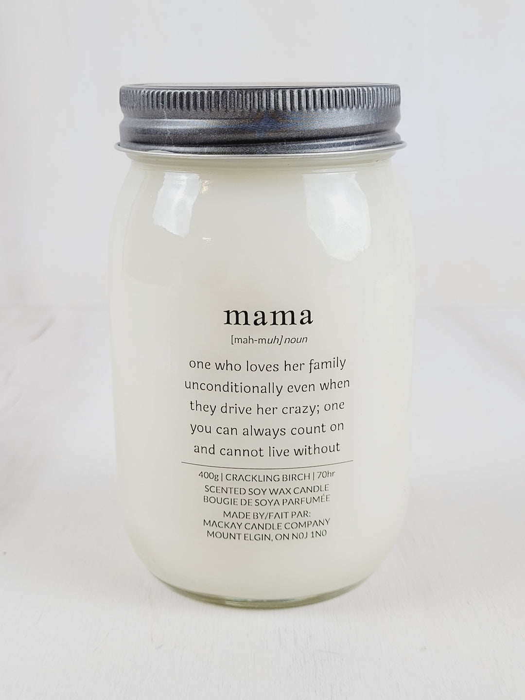 Mackay Candle Company, Definition Candles - Mama