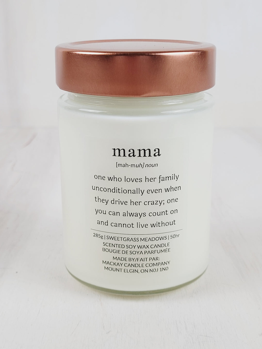 Mackay Candle Company, Definition Candles - Mama