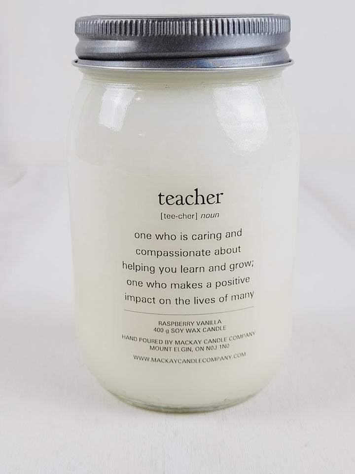 Mackay Candle Company, Definition Candles - Teacher