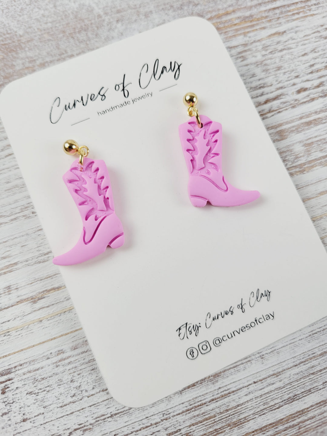 Curves of Clay, Everyday Dangle Earrings