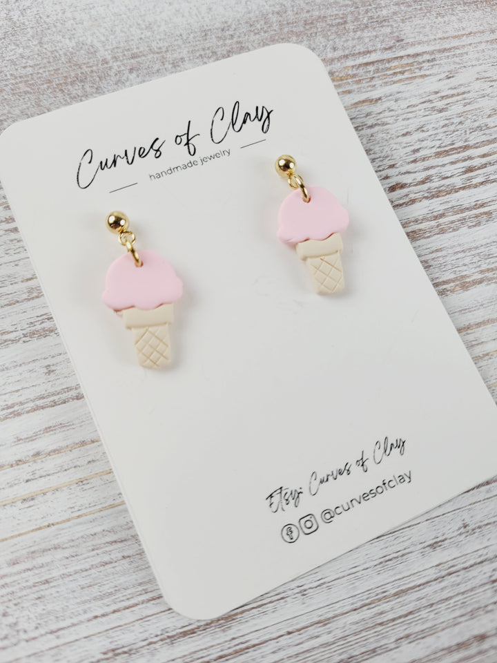 Curves of Clay, Everyday Dangle Earrings