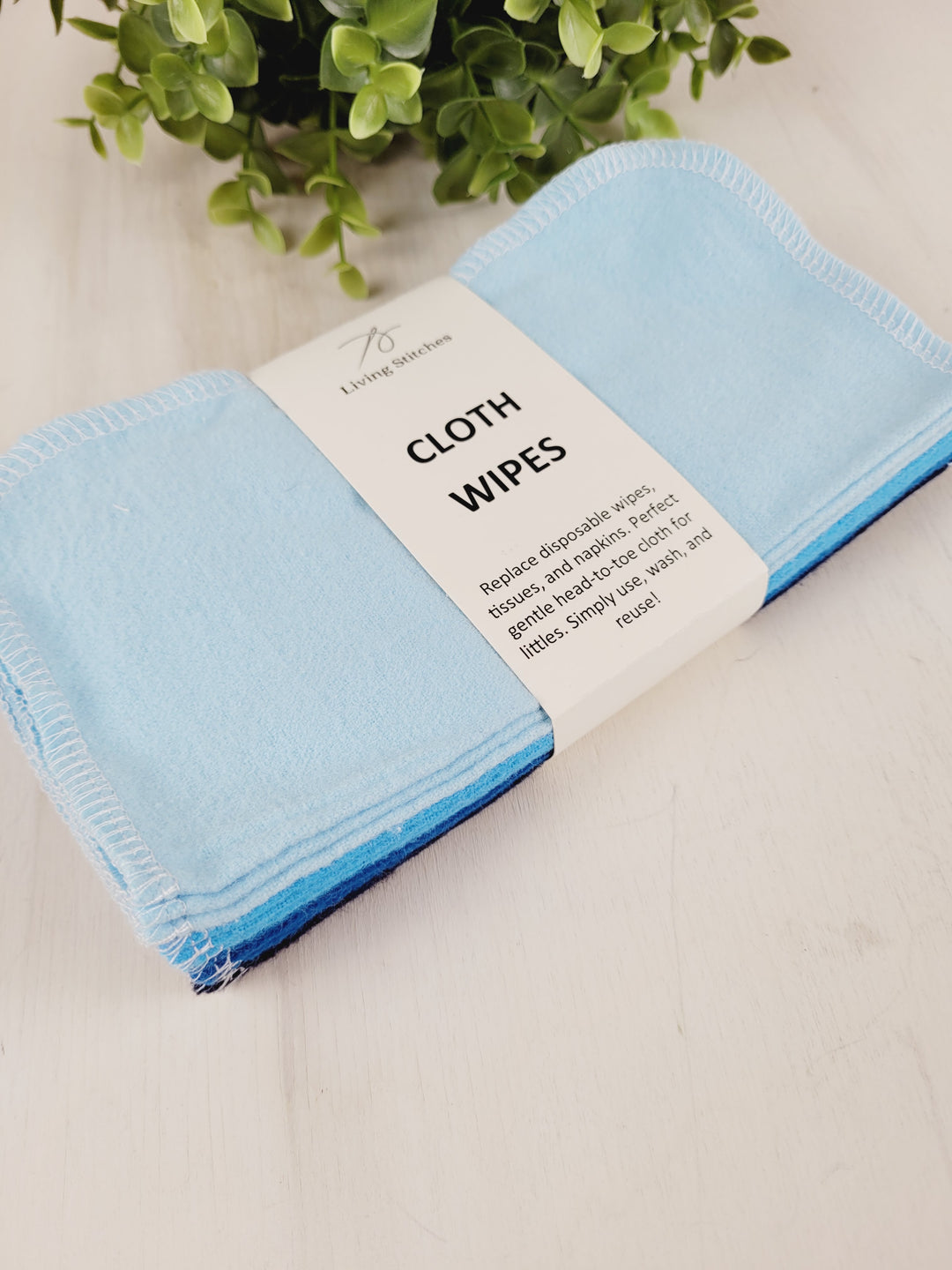 Living Stitches, Reusable Cloth Wipes