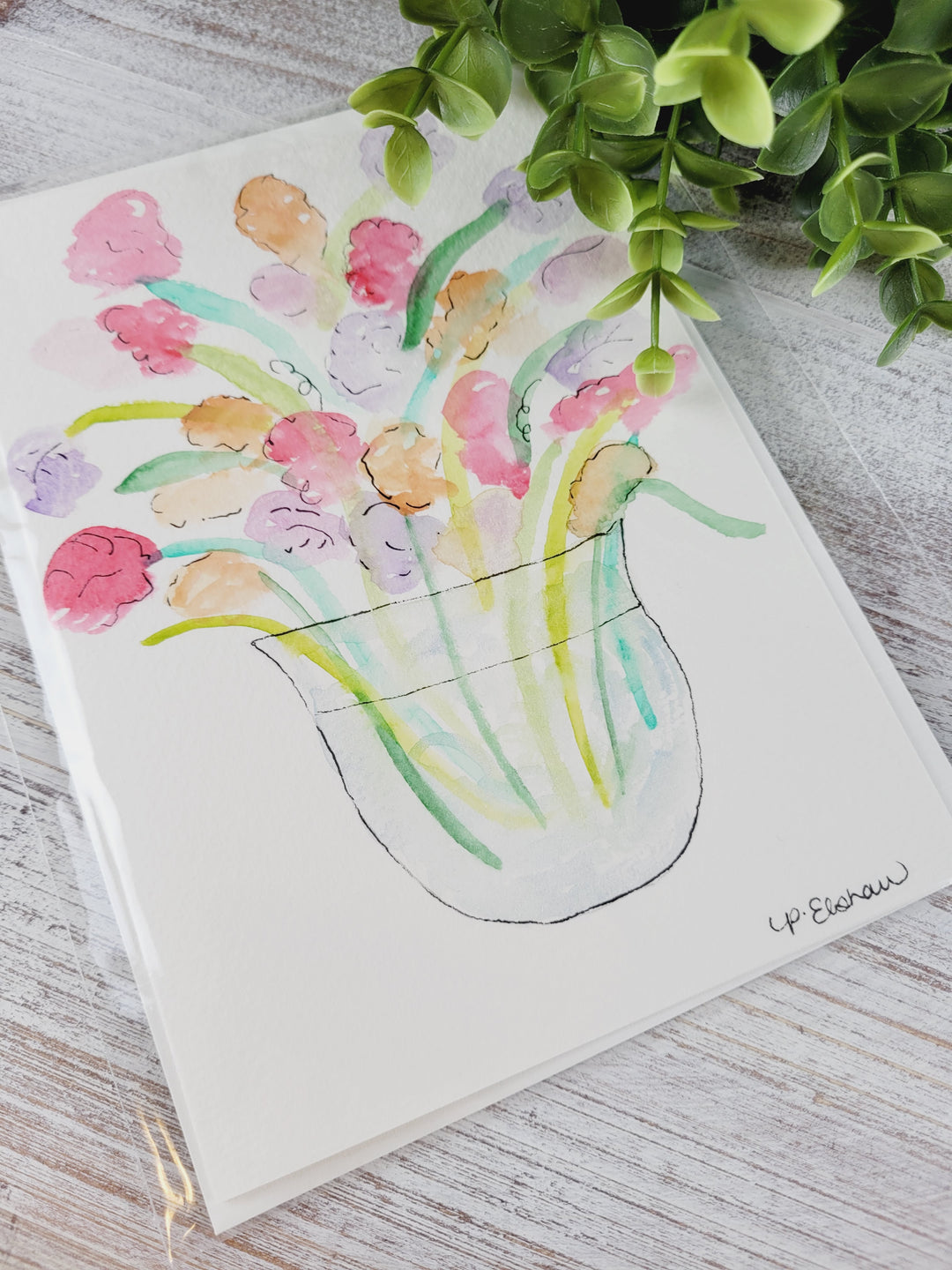 Original Art by Paige Elshaw, Watercolour Greeting Cards (5x7)