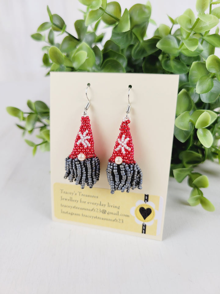 Tracey's Treasures, Dangle Earrings, Gnome Collection