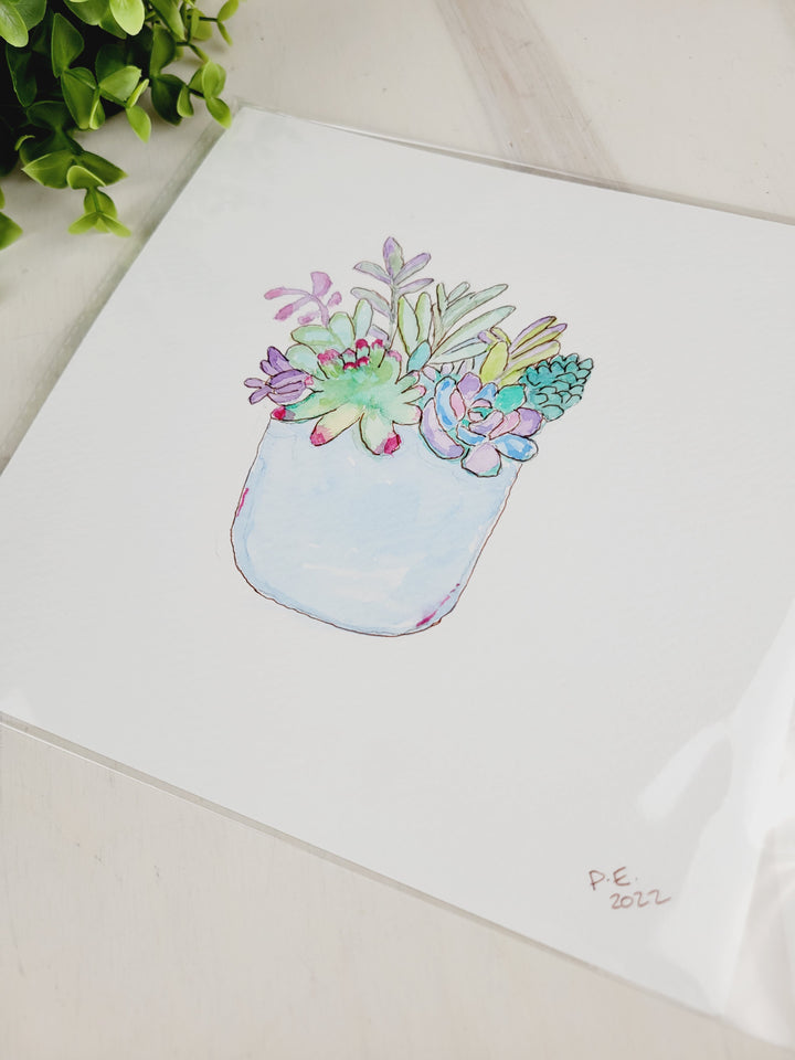 Original Art by Paige Elshaw, Watercolour Paintings