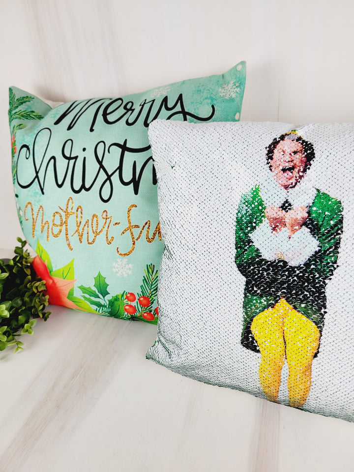 Peanut Parade, Holiday Decorative Edgy Pillows