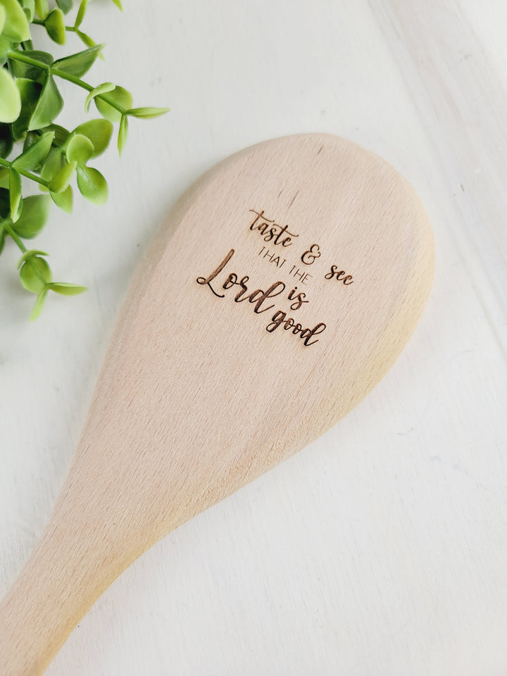 Rough Cut Dezigns, Large Wooden Engraved Spoons