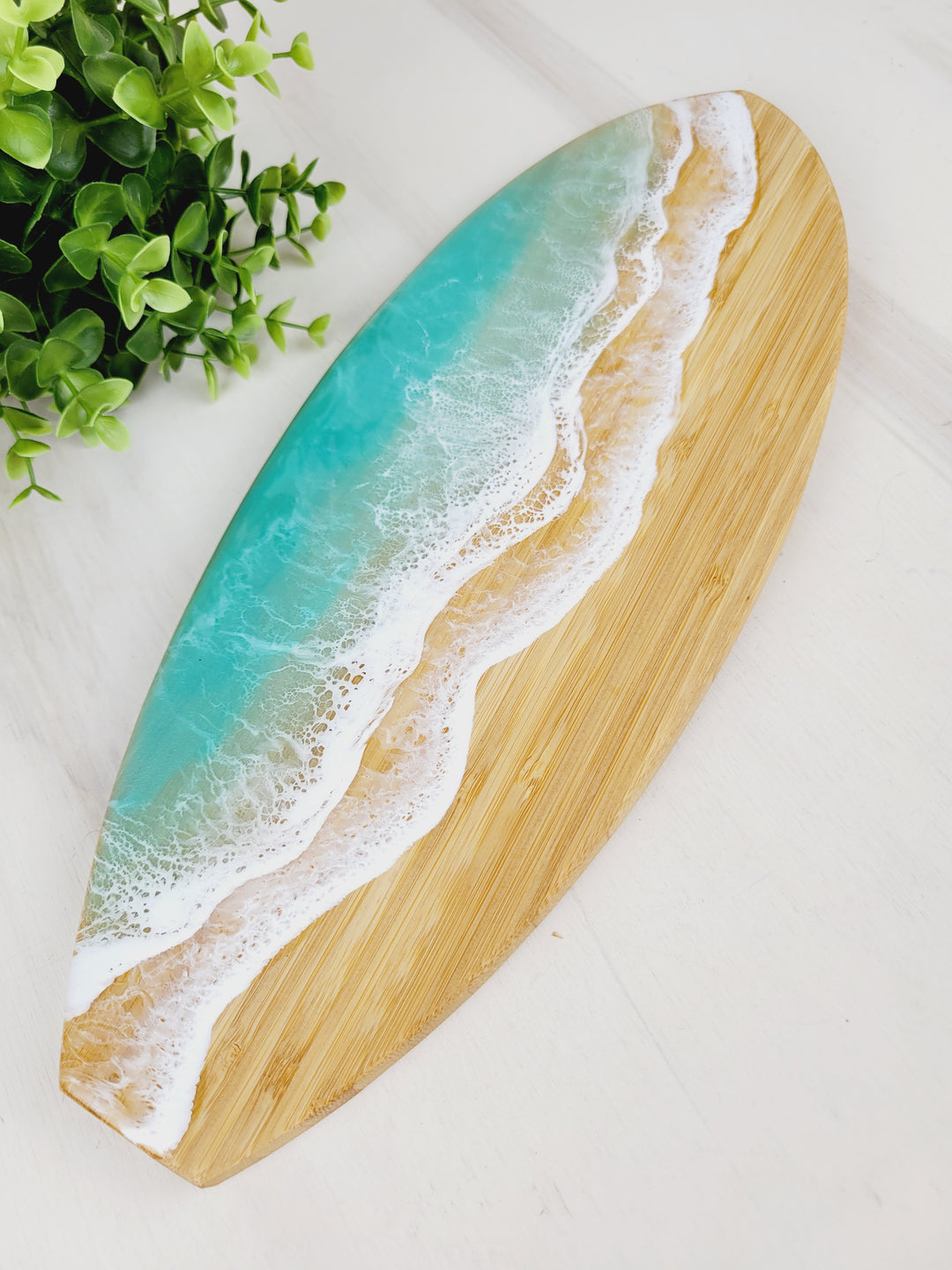 Kristi Scott Art, Bamboo Surfboard Vertical Wall Hangings