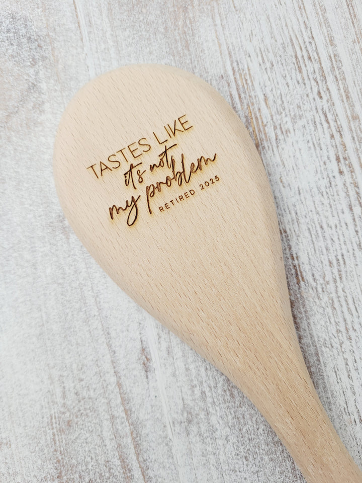 Rough Cut Dezigns, Large Wooden Engraved Spoons